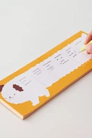 Dog Weekly Planner Notepad