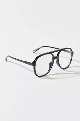 Jess Plastic Oversized Aviator Readers