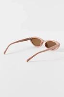 UO Essential Plastic Slim Cat-Eye Modern Sunglasses