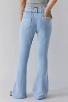 True Religion Washed Big T Raw Edge Track Pant