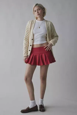 Out From Under Prep School Pleated Micro Mini Skort