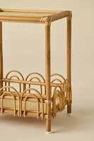 Zoe Looping Rattan Storage Side Table