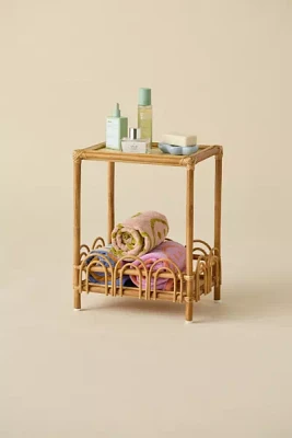 Zoe Looping Rattan Storage Side Table