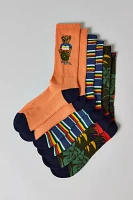 Polo Ralph Lauren Surf Club Bear Crew Sock 6-Pack