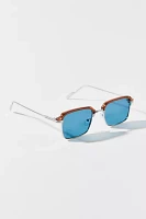 Bill Square Half Frame Sunglasses