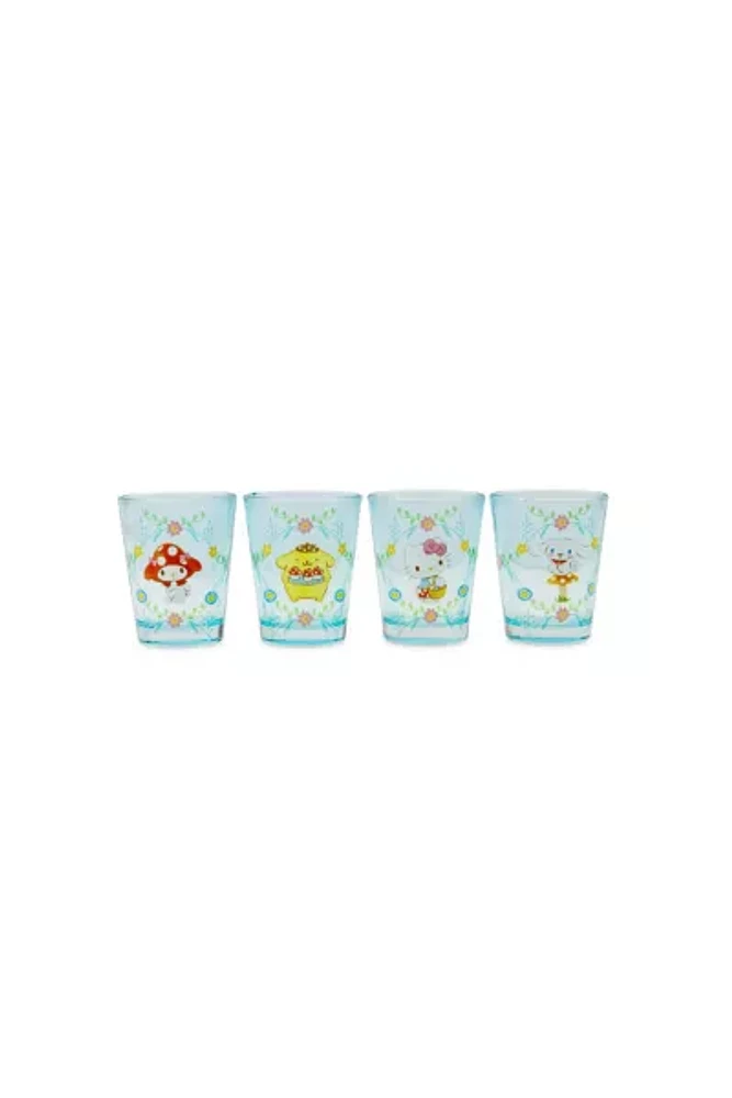 Sanrio Hello Kitty & Friends 4-Piece Shot Glass Set