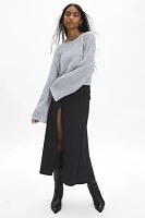 Urban Renewal Remnants Marled Knit Drippy Sleeve Sweater