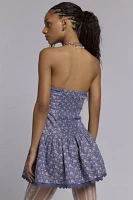 Kimchi Blue Matilda Strapless Drop Waist Mini Dress