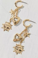 Celestial Charms Rhinestone Hoop Earring