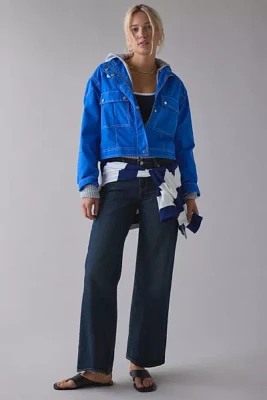 BDG Clarence Nylon Utility Moto Jacket