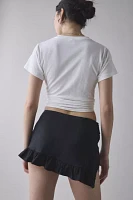 Kimchi Blue Sienna Side-Tie Wrap Ruffle Mini Skort