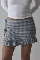 Kimchi Blue Sienna Side-Tie Wrap Ruffle Mini Skort