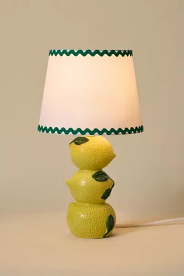 Stacked Lemon Ceramic Table Lamp