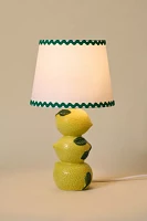 Stacked Lemon Ceramic Table Lamp