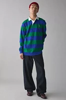 Polo Ralph Lauren Stripe Pattern Long Sleeve Rugby Shirt