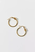 Stainless Steel Knotted Hoop Earring