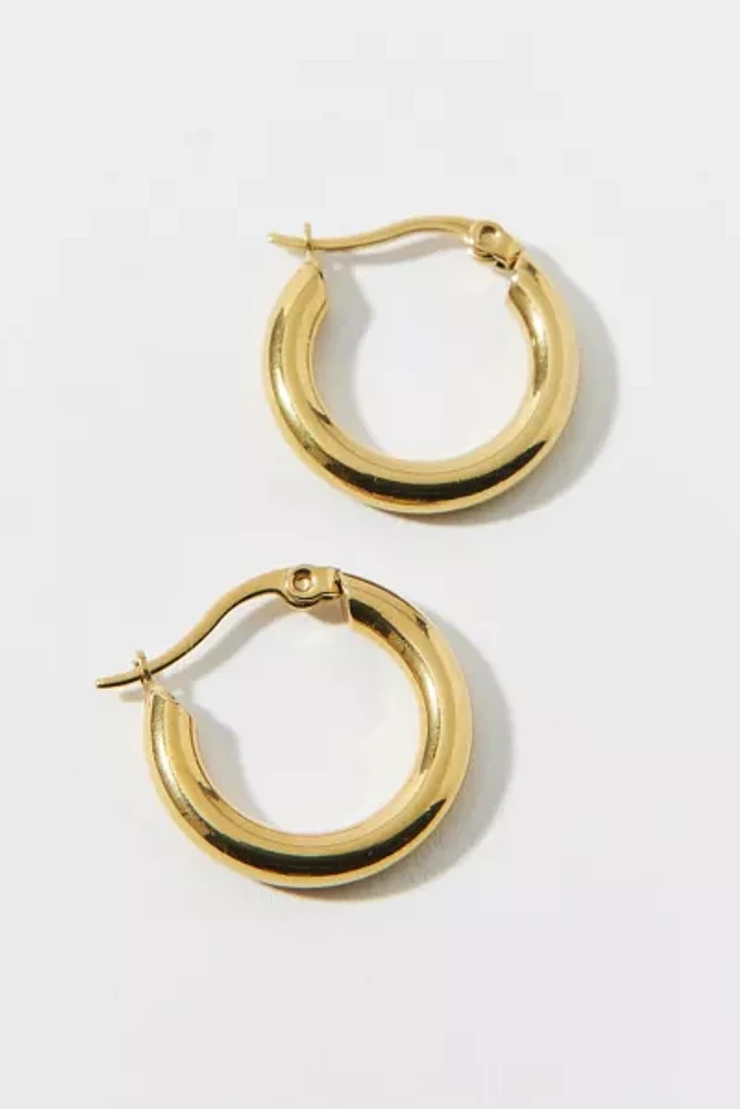 Stainless Steel Mini Tube Hoop Earring