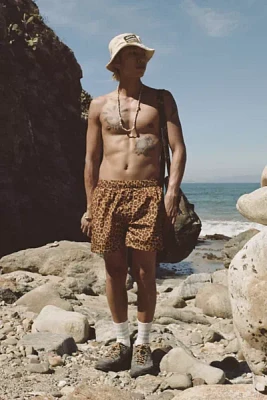 UO Twisted Leopard 3” Swim Short