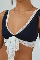 Out From Under Cowgirl Logic Denim Plunge Bralette