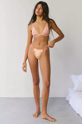 Out From Under Mia Strappy Lace-Trim Thong