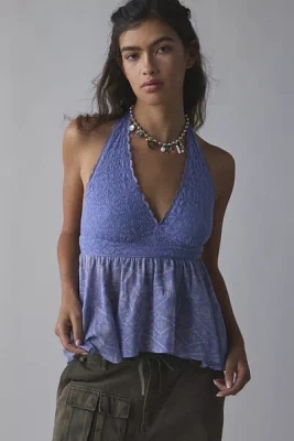 Kimchi Blue Lindsey Tiered Babydoll Halter Top