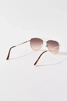 UO Essential Metal Aviator Sunglasses