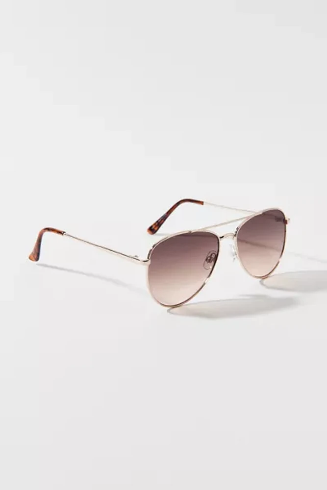 UO Essential Metal Aviator Sunglasses