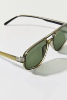 UO Essential Plastic Aviator Sunglasses