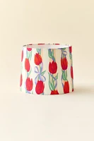 Tulip Print Woven Drum Lamp Shade