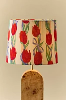 Tulip Print Woven Drum Lamp Shade