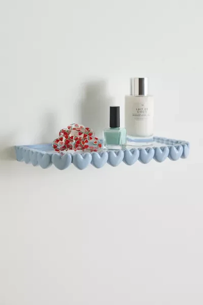Eloise Heart Trim Wall Shelf