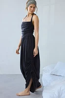 Out From Under Sunkissed Ruched Barrel Leg Jumpsuit