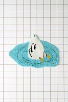 Cheeky Goose Shape Tufted Bath Mat