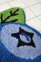 Blueberry Bunch Shape Tufted Bath Mat