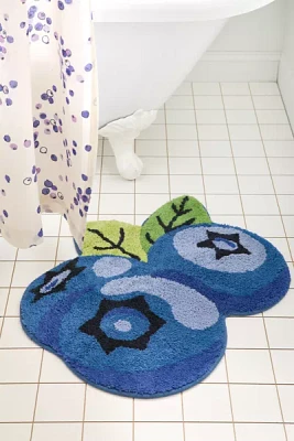 Blueberry Bunch Shape Tufted Bath Mat