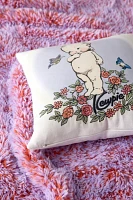 Kewpie UO Exclusive Cherub Embroidered Throw Pillow