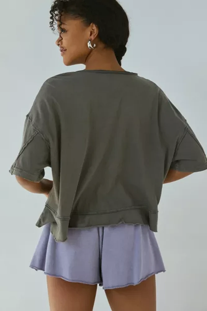Out From Under Rebel Raw-Edge Oversized Tee