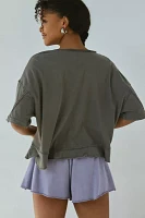 Out From Under Rebel Raw-Edge Oversized Tee