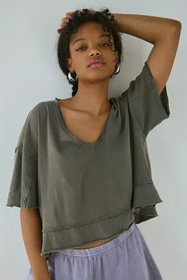 Out From Under Rebel Raw-Edge Oversized Tee