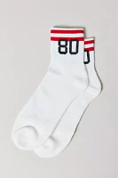 Varsity Stripe 80 Crew Sock