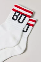 Varsity Stripe 80 Crew Sock