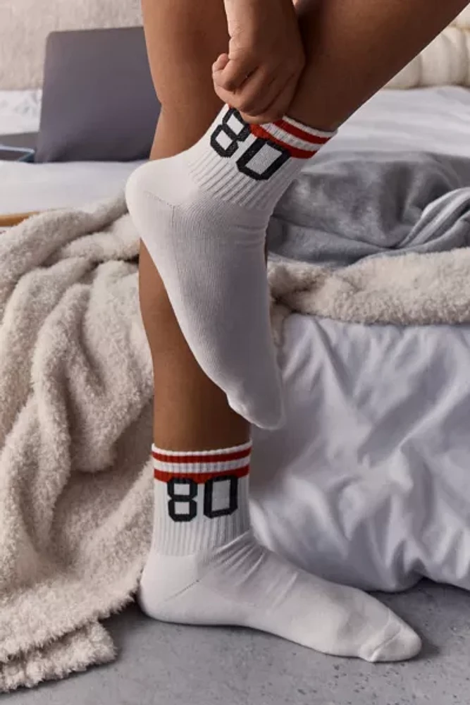 Varsity Stripe 80 Crew Sock