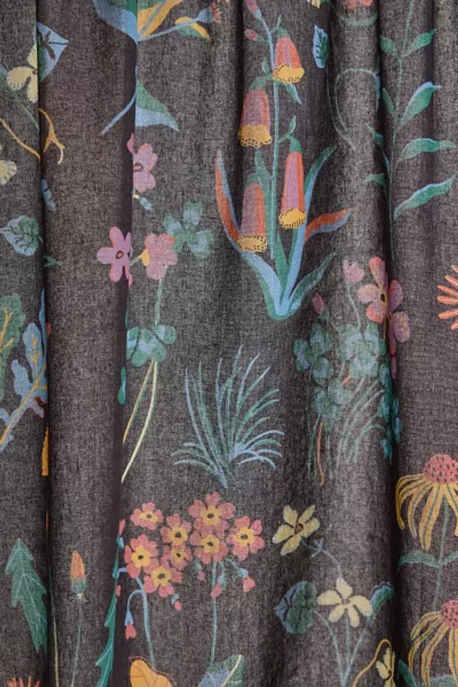 Flori Wildflower Pattern Café Curtain Set