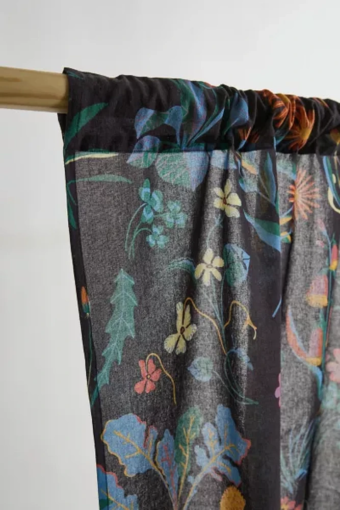 Flori Wildflower Pattern Café Curtain Set