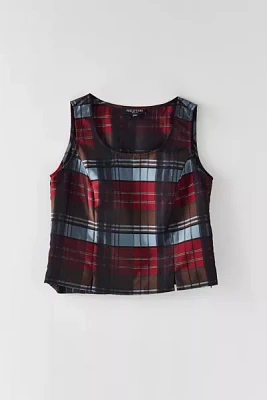 Vintage Plaid Tank Top