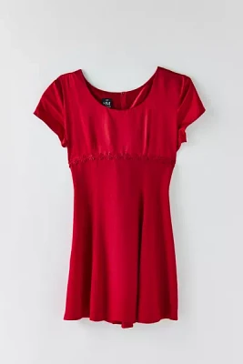 Vintage Short Sleeve Mini Dress