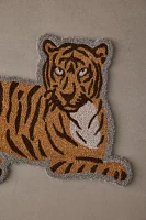 Tiger Shaped Textural Coir Doormat