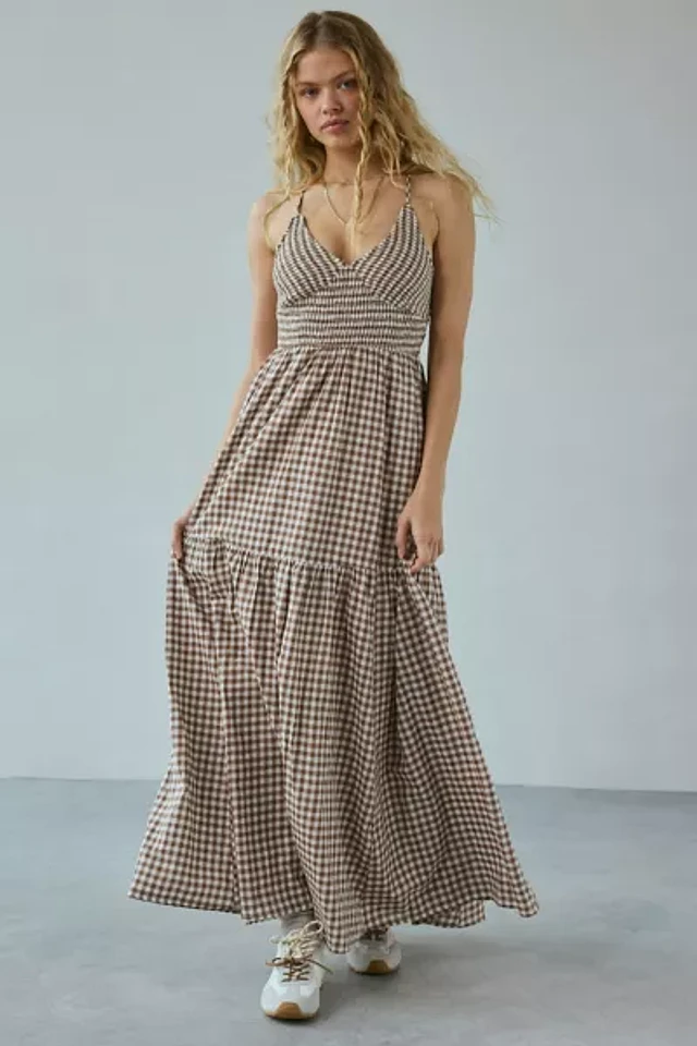 Kimchi Blue Renee Smocked Maxi Dress | Pacific City