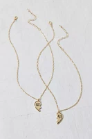 Love U / F U BFF Necklace Set