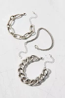 Tara Statement Chain Bracelet Set